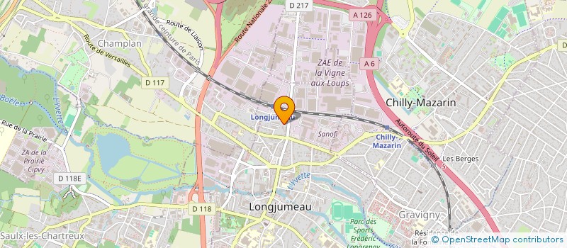 localisation de l'entreprise MONSIEUR ALAIN CONSTANT à LONGJUMEAU