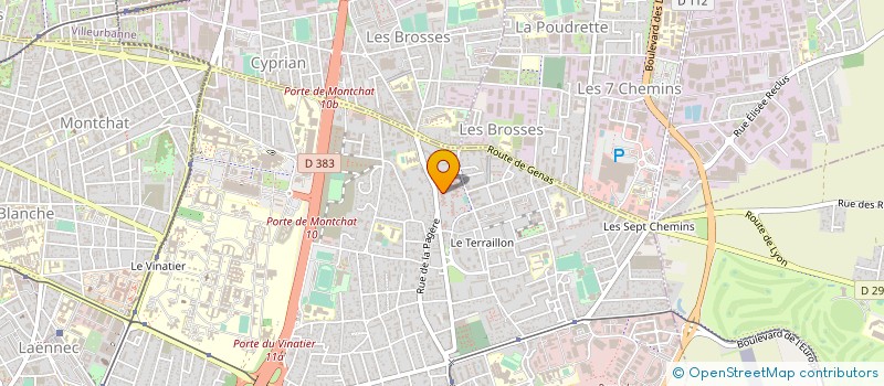 localisation de l'entreprise MONSIEUR ALAIN CONSTANTINIAN à BRON