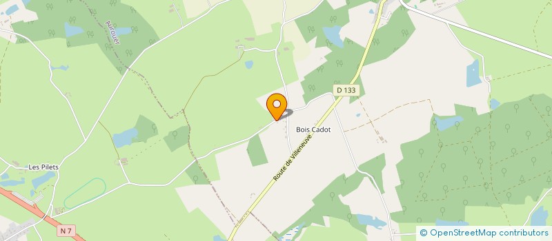 localisation de l'entreprise MONSIEUR ALAIN CONTOUX  AUROUER