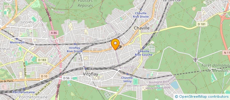 localisation de l'entreprise MONSIEUR ALAIN COQUEREL  VIROFLAY