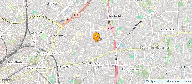 localisation de l'entreprise MONSIEUR ALAIN COQUET à MARSEILLE