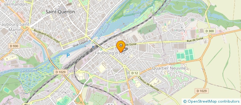 localisation de l'entreprise MONSIEUR ALAIN CORBISET à SAINT-QUENTIN