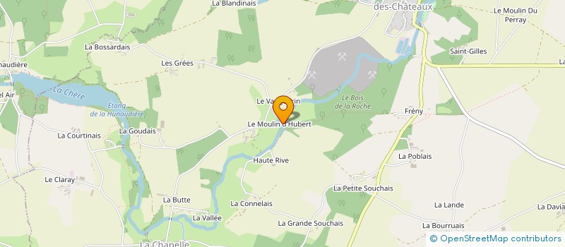 localisation de l'entreprise MONSIEUR ALAIN CORBISIER  SAINT-AUBIN-DES-CHATEAUX