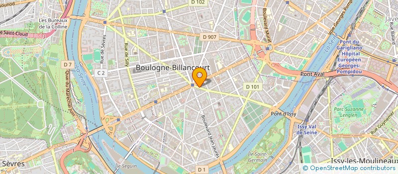 localisation de l'entreprise MONSIEUR ALAIN CORBON à BOULOGNE-BILLANCOURT