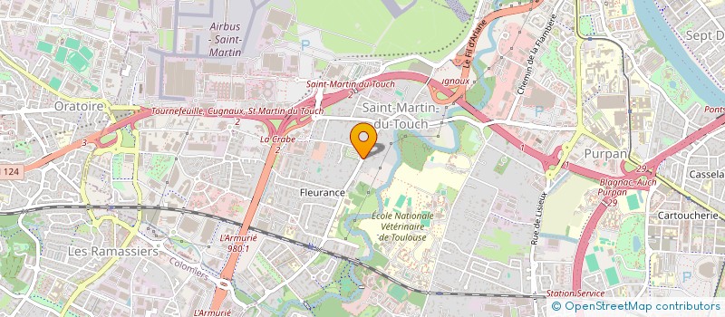 localisation de l'entreprise MONSIEUR ALAIN CORDIER  TOULOUSE