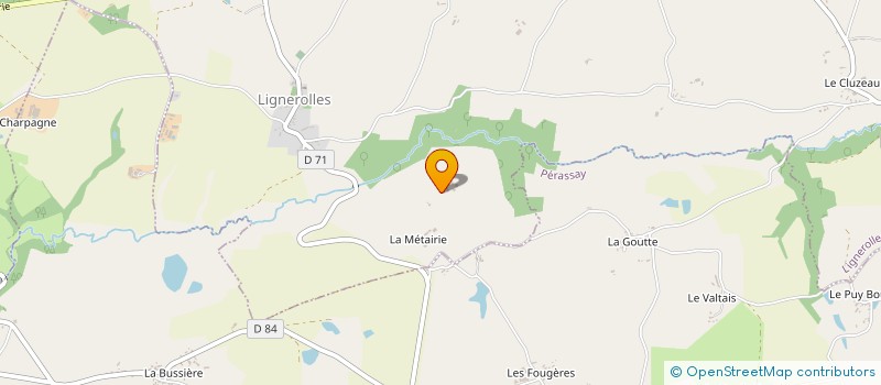 localisation de l'entreprise MONSIEUR ALAIN CORNETTE à LIGNEROLLES