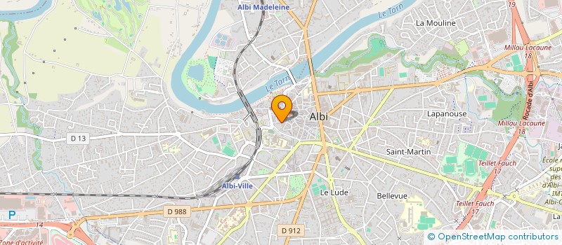 localisation de l'entreprise MONSIEUR ALAIN CORNUET à ALBI