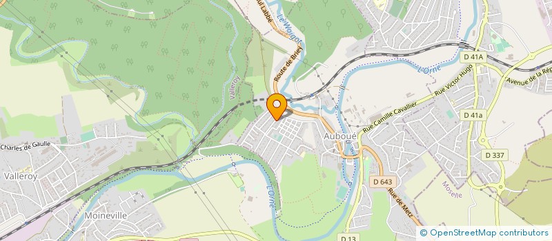 localisation de l'entreprise MONSIEUR ALAIN CORZANI  AUBOUE