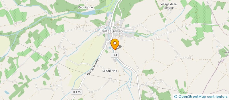 localisation de l'entreprise MONSIEUR ALAIN COSSET  CHATEAUVIEUX