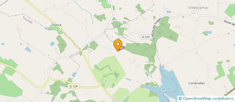 localisation de l'entreprise MONSIEUR ALAIN COSTES  TOMBEBUF