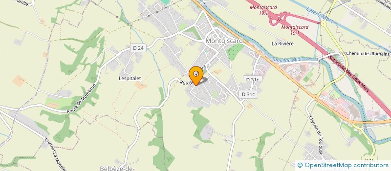 localisation de l'entreprise MONSIEUR ALAIN COSYNS  MONTGISCARD