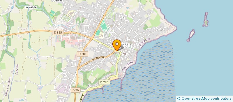 localisation de l'entreprise MONSIEUR ALAIN COUALLIER  CANCALE