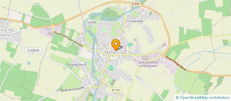 localisation de l'entreprise MONSIEUR ALAIN COUDREAU à MATHA