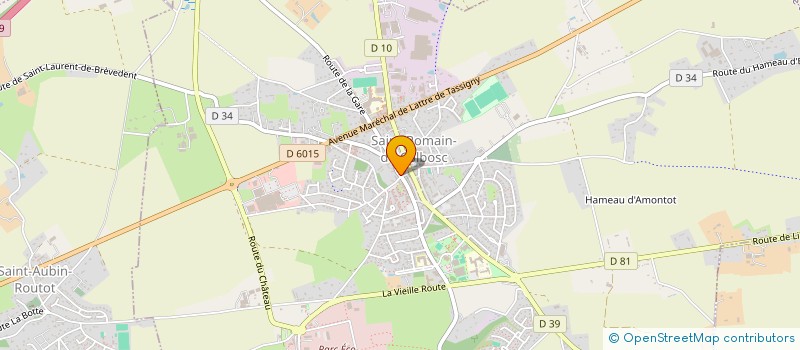 localisation de l'entreprise MONSIEUR ALAIN COUGET  SAINT-ROMAIN-DE-COLBOSC