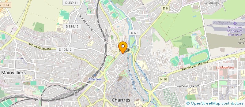 localisation de l'entreprise MONSIEUR ALAIN COUILLANDEAU à CHARTRES