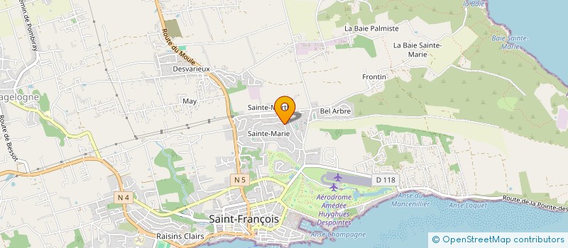 localisation de l'entreprise MONSIEUR ALAIN COULON à SAINT-FRANCOIS