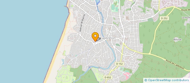 localisation de l'entreprise MONSIEUR ALAIN COULON  CAPBRETON