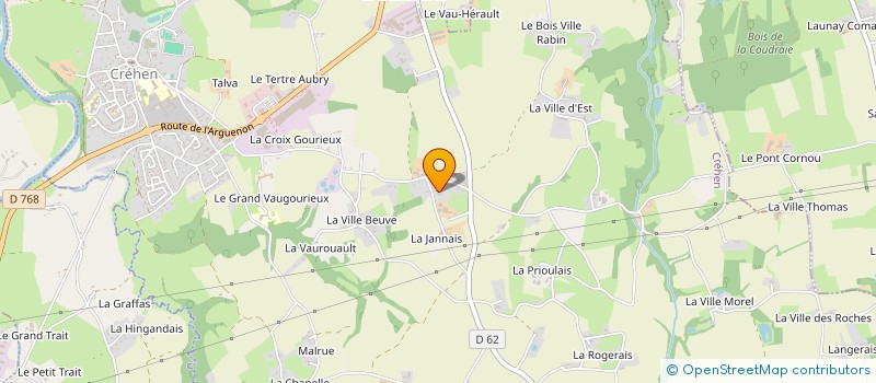 localisation de l'entreprise MONSIEUR ALAIN COUPE  CREHEN