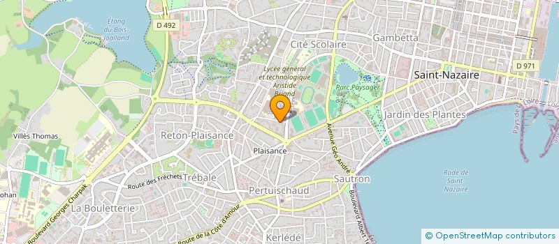 localisation de l'entreprise MONSIEUR ALAIN COURNOT  SAINT-NAZAIRE