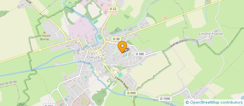 localisation de l'entreprise MONSIEUR ALAIN COURSANT  DIEUZE