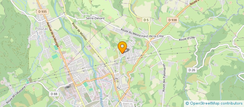 localisation de l'entreprise MONSIEUR ALAIN COURTADE  BAGNERES-DE-BIGORRE