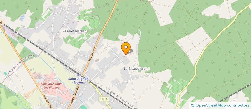 localisation de l'entreprise MONSIEUR ALAIN COURTAULT  THESEE