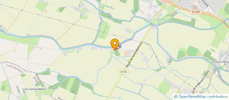 localisation de l'entreprise MONSIEUR ALAIN COURTIN  MAZE-MILON