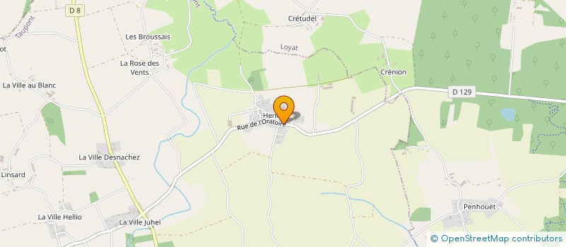 localisation de l'entreprise MONSIEUR ALAIN COURTOIS  TAUPONT