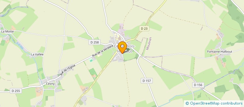 localisation de l'entreprise MONSIEUR ALAIN COUSIN  CESNY-LES-SOURCES