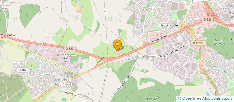 localisation de l'entreprise MONSIEUR ALAIN COUTEUX  SAINT-LEGER-DE-LINIERES