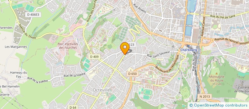 localisation de l'entreprise MONSIEUR ALAIN COUVAL  CHERBOURG-EN-COTENTIN