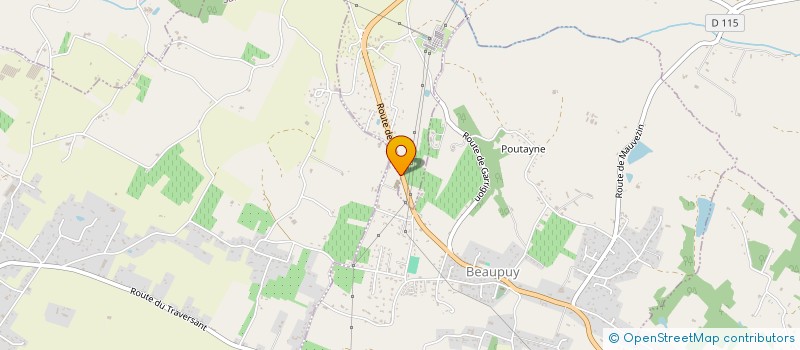 localisation de l'entreprise MONSIEUR ALAIN COUZINEAU  CASTELNAU-SUR-GUPIE