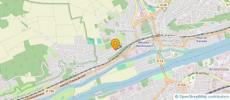 localisation de l'entreprise MONSIEUR ALAIN COVILLE  HARDRICOURT