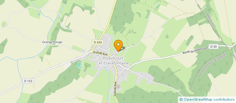 localisation de l'entreprise MONSIEUR ALAIN CRANCE  POLAINCOURT-ET-CLAIREFONTAINE