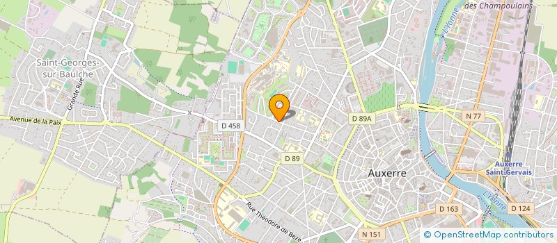 localisation de l'entreprise MONSIEUR ALAIN CREACH à AUXERRE