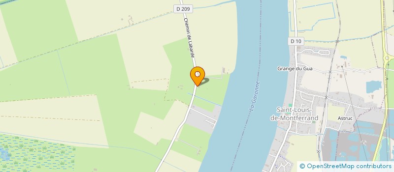 localisation de l'entreprise MONSIEUR ALAIN CREBASSA  PAREMPUYRE