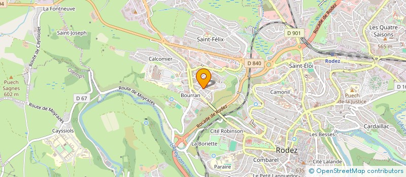 localisation de l'entreprise MONSIEUR ALAIN CREBASSA  AGDE
