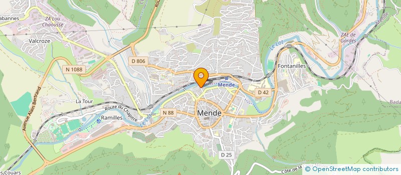 localisation de l'entreprise MONSIEUR ALAIN CREISSELS  BALSIEGES