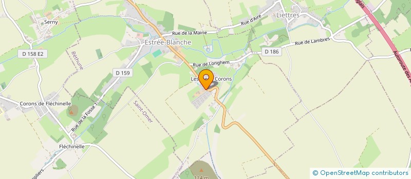 localisation de l'entreprise MONSIEUR ALAIN CREPIN  ESTREE-BLANCHE