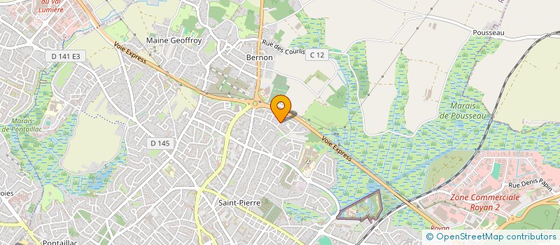 localisation de l'entreprise MONSIEUR ALAIN CREVESY  ROYAN