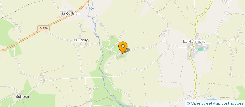 localisation de l'entreprise MONSIEUR ALAIN CREZE  LA HARMOYE