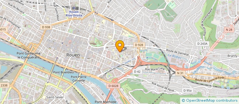localisation de l'entreprise MONSIEUR ALAIN CRIBIER à ROUEN