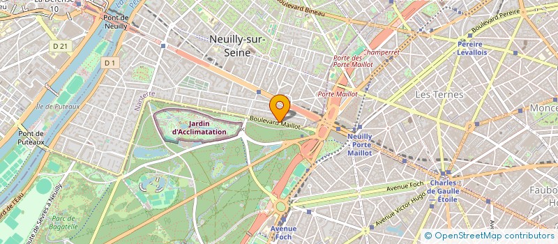 localisation de l'entreprise MONSIEUR ALAIN CROUZAT à NEUILLY-SUR-SEINE