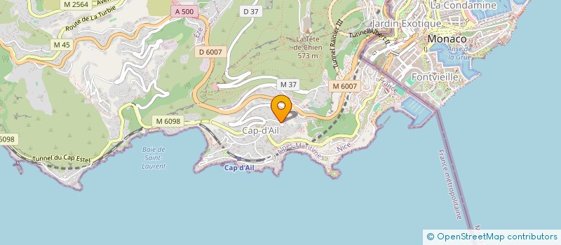 localisation de l'entreprise MONSIEUR ALAIN CRUTEANSCHII  CAP-D'AIL