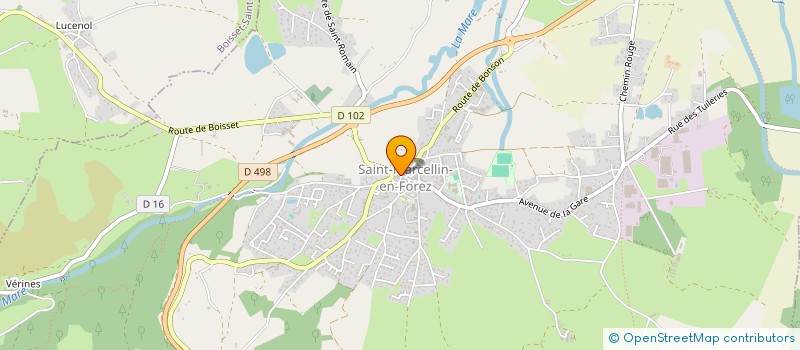 localisation de l'entreprise MONSIEUR ALAIN CUBIZOLLE  SAINT-MARCELLIN-EN-FOREZ