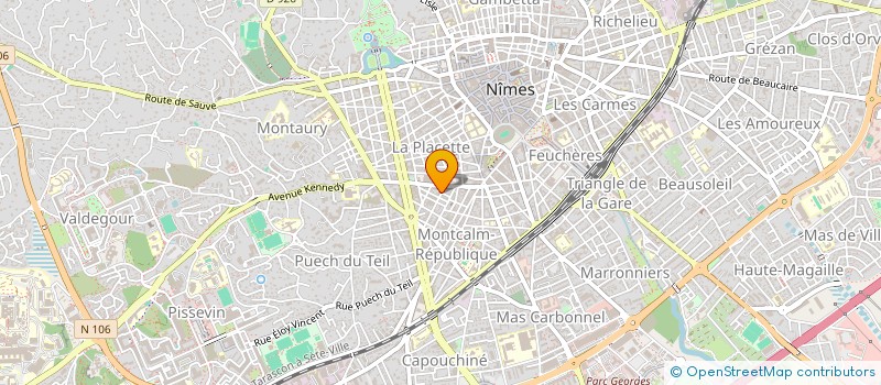 localisation de l'entreprise MONSIEUR ALAIN CUFFEZ  NIMES