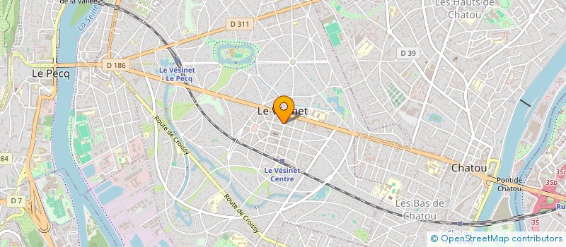 localisation de l'entreprise MONSIEUR ALAIN CUGNIERE à LE VESINET