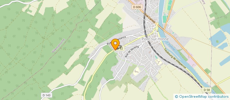 localisation de l'entreprise MONSIEUR ALAIN CUIGNET à PONT-SUR-YONNE