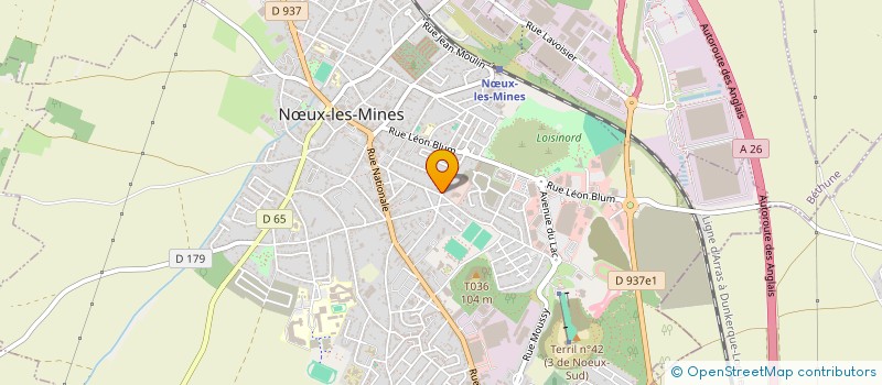 localisation de l'entreprise MONSIEUR ALAIN CUISINIER  NUX-LES-MINES