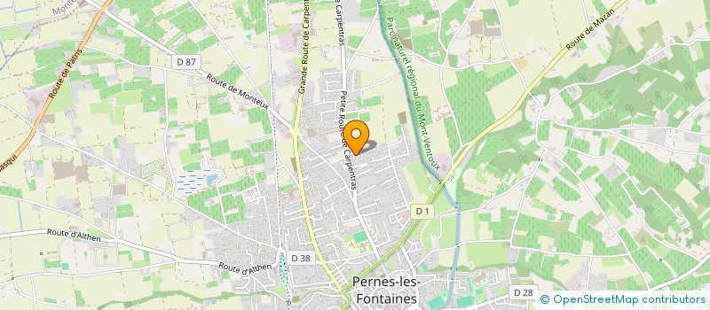 localisation de l'entreprise MONSIEUR ALAIN CUNIBIL  PERNES-LES-FONTAINES